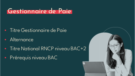 Formation Gestionnaire de Paie